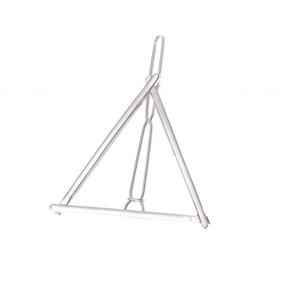 NEW Silver Triangle Hair Clip - Picture 2 of 2